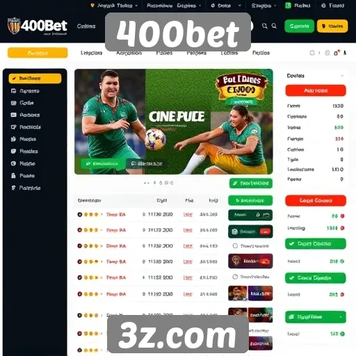 Interface do usuário do 400bet é intuitiva