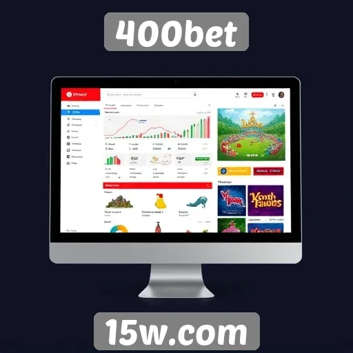 Análise da interface do usuário do site 400bet